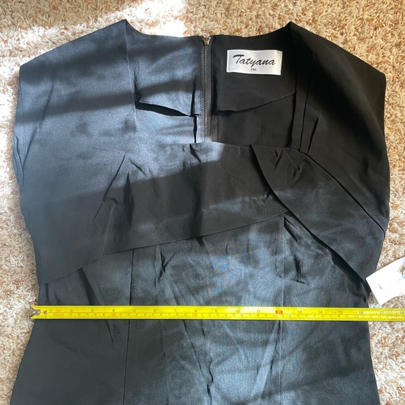 Tatyana “Ella” Black Wiggle Classic Pencil Dress Bettie Paige - Picture 9 of 10